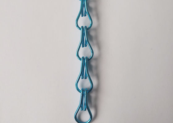 2.0mm Metal Double Hook Chain Link Door Screen Wear Resistance