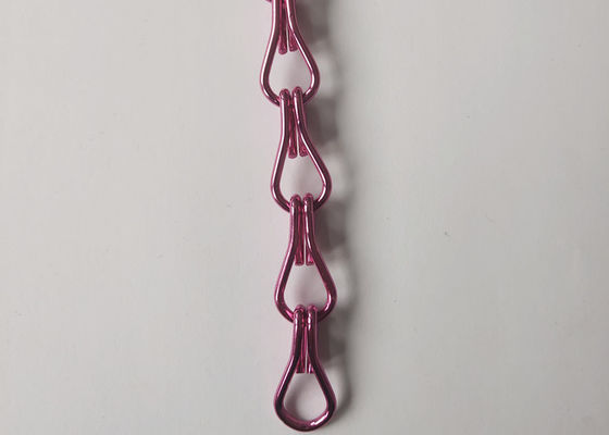 90*214cm Aluminium Chain Fly Screen for  Door Curtain multicoloured