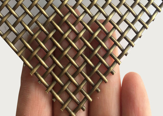 Square Hole Protective 30mx1m Wire Mesh Grilles For Decoration