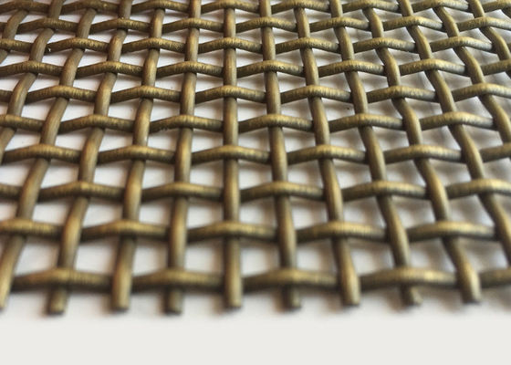Square Hole Protective 30mx1m Wire Mesh Grilles For Decoration