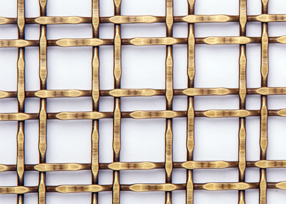 3.3mm Decorative Wire Mesh Grilles Stainless Steel Metal Mesh For Partitions