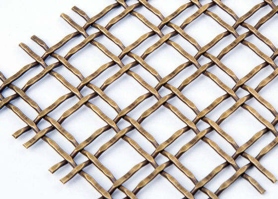 3.3mm Decorative Wire Mesh Grilles Stainless Steel Metal Mesh For Partitions