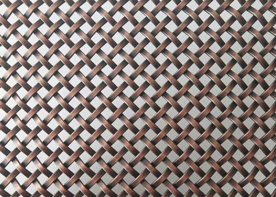 1mm-5mm Warp Diameter Decorative Wire Mesh Versatile Customizable