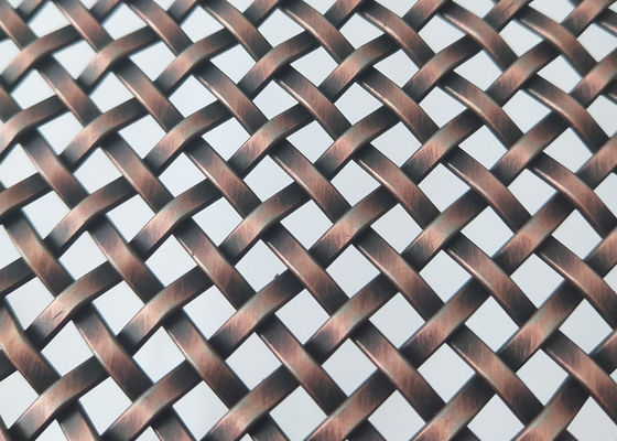 1mm-5mm Warp Diameter Decorative Wire Mesh Versatile Customizable