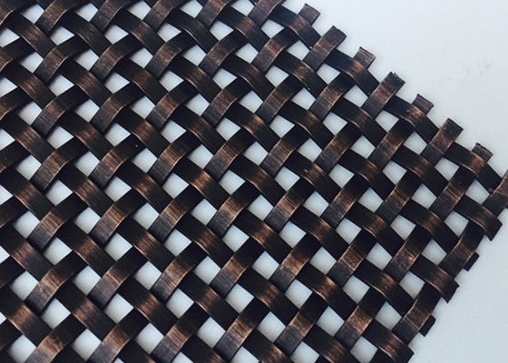 Polished Stainless Steel Panels Decorative Wire Mesh Grilles 0.5-2mm Thickness Silver Color