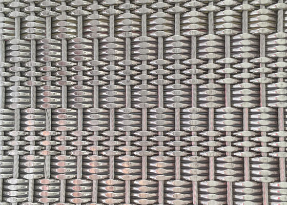 Stainless Steel Flexible Decorative Metal Mesh For Wall Coverings