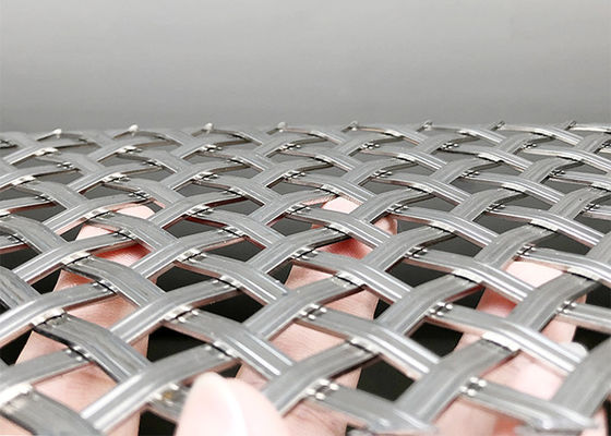 Polishing Plain Weave Stainless Steel Architectural Mesh Length 30m