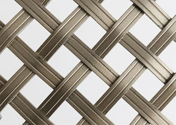 Polishing Plain Weave Stainless Steel Architectural Mesh Length 30m