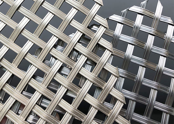 Polishing Plain Weave Stainless Steel Architectural Mesh Length 30m