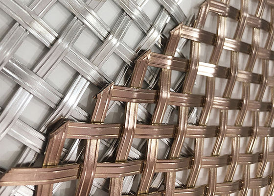 Panel 1.2-5.0mm Architectural Steel Mesh For Interior / Exterior Decoration