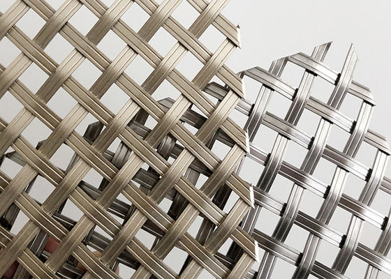 Panel 1.2-5.0mm Architectural Steel Mesh For Interior / Exterior Decoration