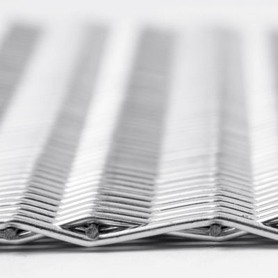 Durable Galvanized Iron Decorative Woven Wire Mesh 0.5mm Dia