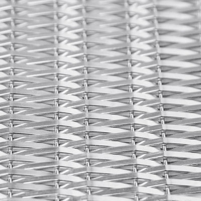 Durable Galvanized Iron Decorative Woven Wire Mesh 0.5mm Dia