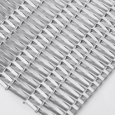 Durable Galvanized Iron Decorative Woven Wire Mesh 0.5mm Dia