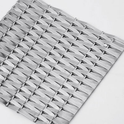 Stainless 30m-100m Decorative Steel Mesh Polishing Surface Treatment