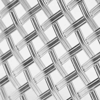 Plain Stainless Steel 2mm Interior Wire Mesh Color Options Available Packed On Pallets
