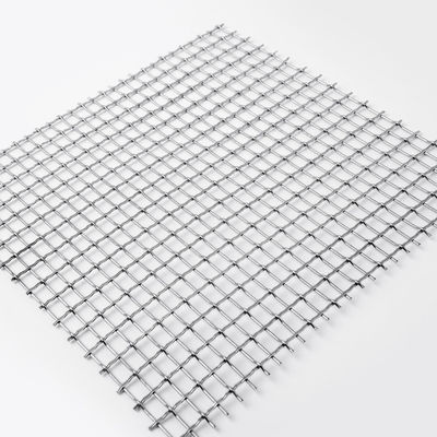 Customized Width Thickness Architectural Woven Wire Mesh Polishing Surface Treatment