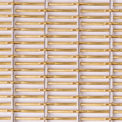 Brass Anodizing Architectural Metal Mesh Fabric For Filtration Applications