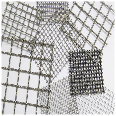 Weather Resistant Lock Crimp Wire Mesh Pvc Coating