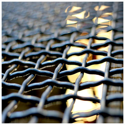 Lock Steel Crimped Wire Mesh 0.5m-2.5m Width 30m Length Galvanized