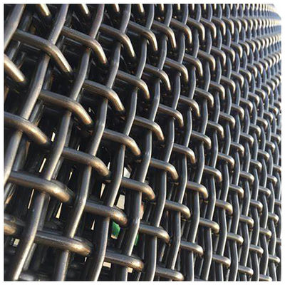 Lock Steel Crimped Wire Mesh 0.5m-2.5m Width 30m Length Galvanized