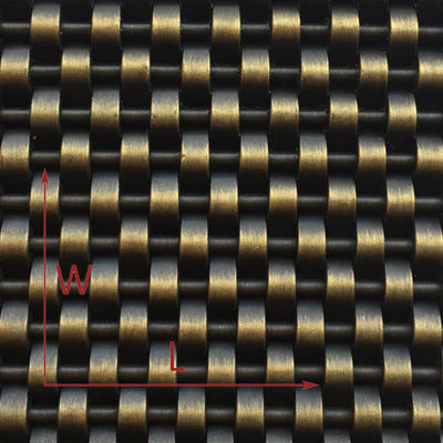Corrosion Resistant Woven Wire Mesh Panels Steel Rectangle Nickel Plating