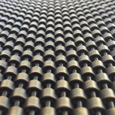 Corrosion Resistant Woven Wire Mesh Panels Steel Rectangle Nickel Plating