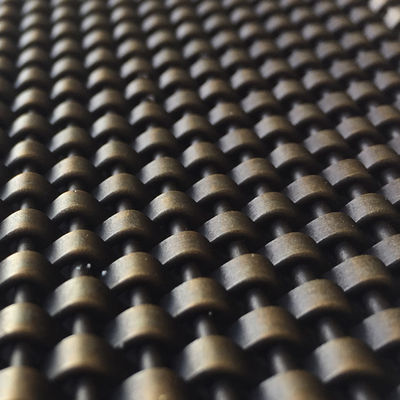 Corrosion Resistant Woven Wire Mesh Panels Steel Rectangle Nickel Plating