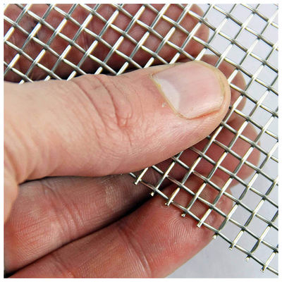Weather Resistant Lock Crimp Wire Mesh Pvc Coating