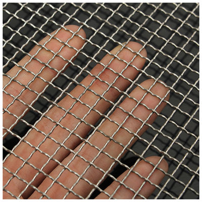 Weather Resistant Lock Crimp Wire Mesh Pvc Coating