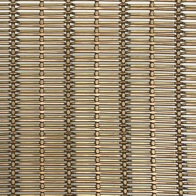High Strength Woven Brass Wire Mesh Panels Zinc Plating