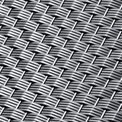 Galvanized Steel Woven Metal Panels 0.5mm-6mm Wire Diameter