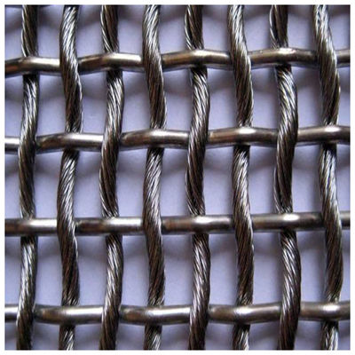 Anodizing Twill Weave Woven Mesh Panels Fire Resistance