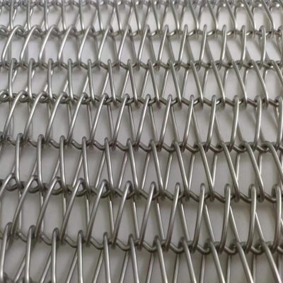 Anticorrosion Stainless Steel Spiral Wire Mesh For Room Divider Curtain