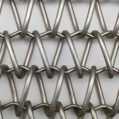 Anticorrosion Stainless Steel Spiral Wire Mesh For Room Divider Curtain