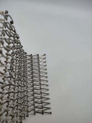 Stainless Steel 304 Spiral Wire Cloth Mesh For Interior Room Applications
