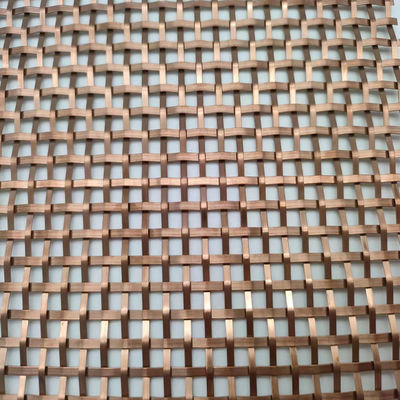 Exquisite Brass Interior Metal Mesh For Room Divider Design