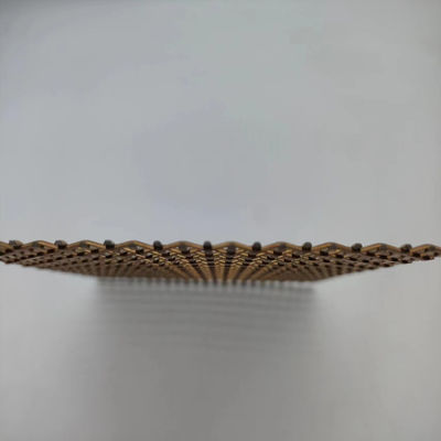 Exquisite Brass Interior Metal Mesh For Room Divider Design