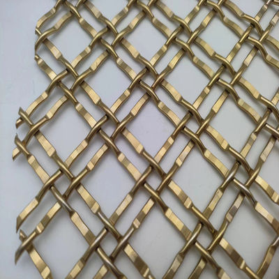 400 Mesh Pvd Gold Decorative Metal Mesh For Commercial Applications