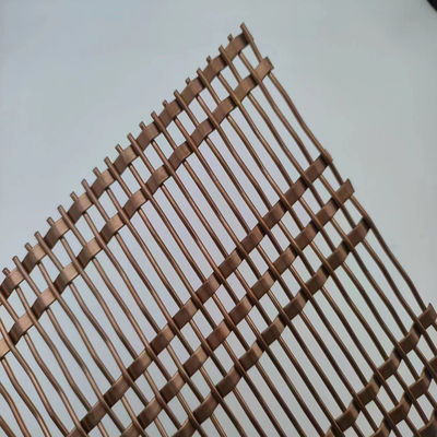 Brass Color Steel Wire Decorative Wire Mesh Screen Pvc Coated