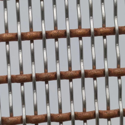 Width 0.5-2m Interior Wire Mesh With Pvc Color For Partition