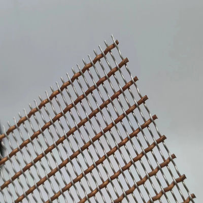 Width 0.5-2m Interior Wire Mesh With Pvc Color For Partition