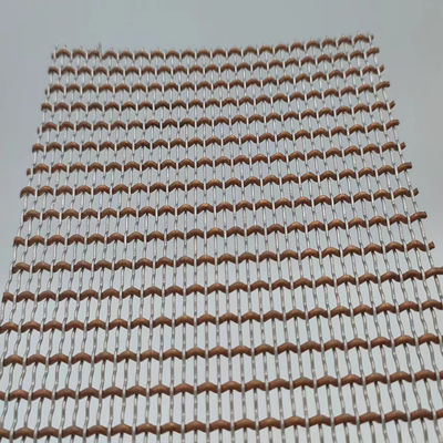 Width 0.5-2m Interior Wire Mesh With Pvc Color For Partition