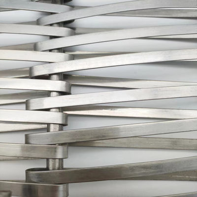 Stainless Steel 0.5mm Helical Wire Mesh For Partition Curtain