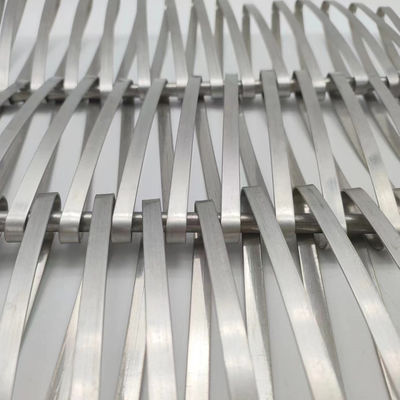 Stainless Steel 0.5mm Helical Wire Mesh For Partition Curtain
