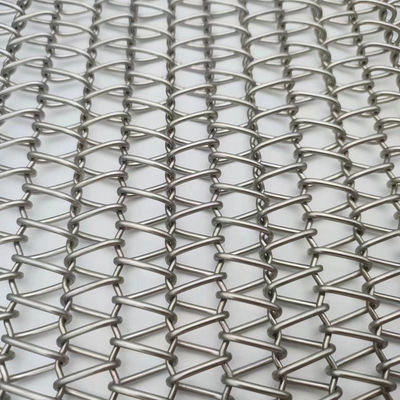 Customized Color Steel Spiral Wire Mesh Length 1m-50m For Decorative