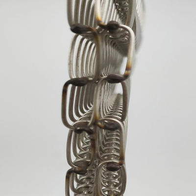 Silver Spiral Woven Wire Mesh Diameter Size 2mm-20mm