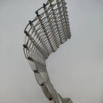 Silver Spiral Woven Wire Mesh Diameter Size 2mm-20mm