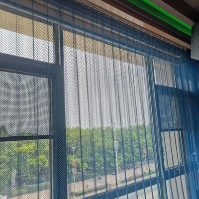 Round Silver Anodizing Metal Coil Drapery Providing Privacy And Decoration