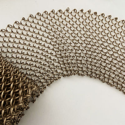 Customized Hole Size Metal Coil Drapery With Round Shape For Versatile Applications